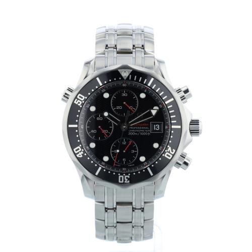 Gents Omega Seamaster 213.30.42.40.01.001 Stainless Steel case with Black Wave dial