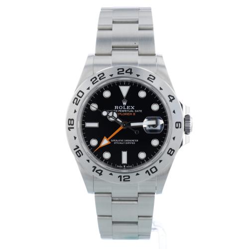 Gents Rolex Explorer II 226570 Stainless Steel case with Black dial