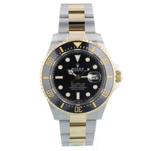 Gents Rolex Sea Dweller 126603 18ct Yellow Gold   Stainless Steel case with Black dial