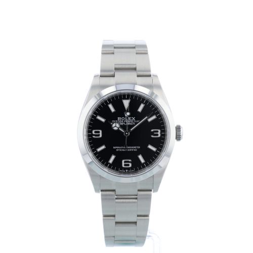 Gents Rolex  124270 Stainless Steel case with Black dial