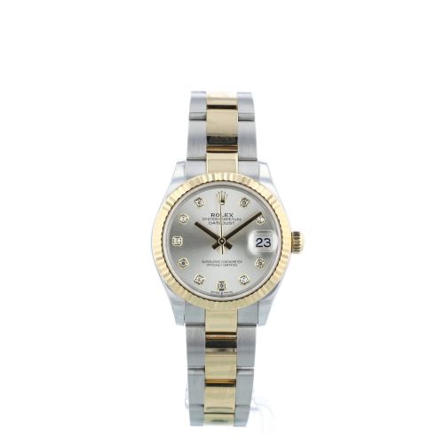 Ladies Rolex DateJust 278273 18ct Yellow Gold Stainless Steel case with Silver Diamond Dot dial Ladies Rolex DateJust 278273 18ct Yellow Gold Stainless Steel case with Silver Diamond Dot dial