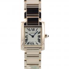 Ladies Cartier Tank Francaise 2793 18ct Rose Gold case with Cream dial
