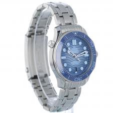 Gents Omega Seamaster 21030422003003 Stainless Steel case with Summer Blue dial