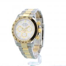 Gents Rolex Daytona 116503 18ct Yellow Gold Stainless Steel case with White dial