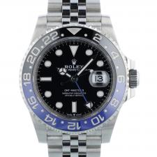 Gents Rolex GMT Master II 126710BLNR Stainless Steel case with Black dial