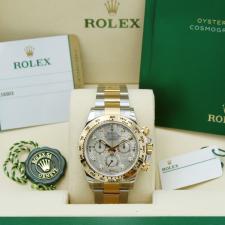 Gents Rolex Daytona 116503 18ct Yellow Gold Stainless Steel case with MOP Diamond dial