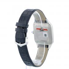 Gents Cartier Santos Dumont  WSSA0085 Steel case with Silver dial