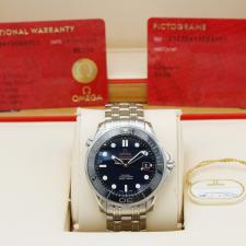 Gents Omega Seamaster 21230412003001 Steel case with Blue dial