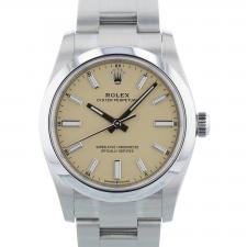 Gents Rolex Oyster Perpetual 34 124200 Steel case with Beige dial