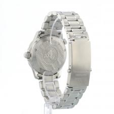 Gents Omega Seamaster 22625000 Steel case with Black Wave dial