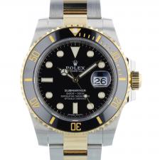 Gents Rolex Submariner Date 116613LN 18ct Yellow Gold Stainless Steel case with Black dial