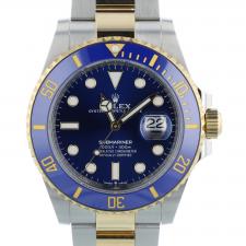 Gents Rolex Submariner Date 126613LB 18ct Yellow Gold Stainless Steel case with Blue dial