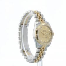 Ladies Rolex DateJust 31 178273 18ct Yellow Gold Stainless Steel case with Gilt Diamond dial