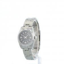 Ladies Rolex Oyster Perpetual 176200 Steel case with Black dial