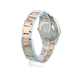 Gents Rolex Datejust 36 126281RBR 18ct Rose Gold   Stainless Steel case with Black Diamond Set  dial