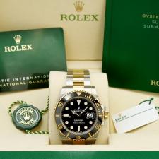 Gents Rolex Submariner Date 126613LN 18ct Yellow Gold Stainless Steel case with Black dial