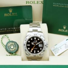 Gents Rolex Explorer II 226570 Stainless Steel case with Black dial