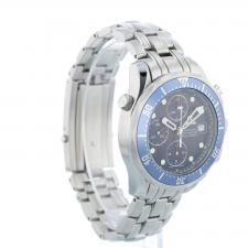 Gents Omega Seamaster Chrono 22258000 Steel case with Blue Wave dial