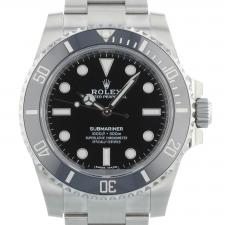 Gents Rolex Submariner Non Date 114060 Steel case with Black dial