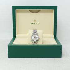 Ladies Rolex DateJust 28 279174 Steel case with Silver and Diamond dial