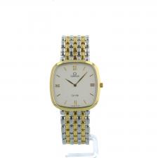Gents Omega DeVille  Gold Plated   Stainless Steel case with Cream dial