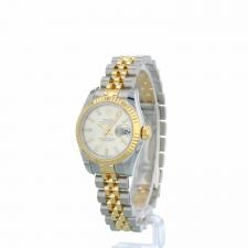 Ladies Rolex DateJust 179173 18ct Yellow Gold   Stainless Steel case with Silver dial