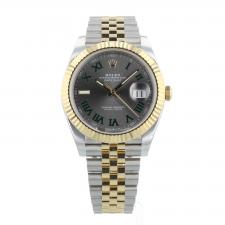Gents Rolex Datejust 41 126333 18ct Yellow Gold   Stainless Steel case with Wimbledon dial