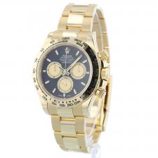 Gents Rolex Daytona 126508 18ct Yellow Gold case with Black dial