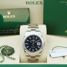 Gents Rolex Datejust 41 126300 Steel case with Blue dial