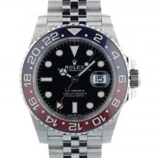 Gents Rolex GMT Master II 126710BLRO Stainless Steel case with Black dial