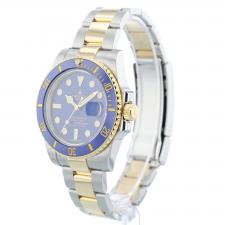 Gents Rolex Submariner Date 116613LB 18ct Yellow Gold Stainless Steel case with Blue dial