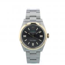 Gents Rolex Oyster Perpetual 41 134303 18ct Yellow Gold Stainless Steel case with Slate dial