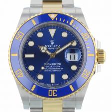 Gents Rolex Submariner Date 126613LB 18ct Yellow Gold Stainless Steel case with Blue dial