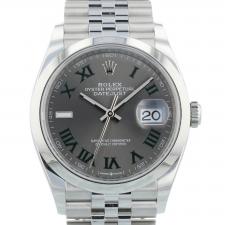 Gents Rolex Datejust 36 126200 Steel case with Wimbledon dial