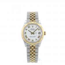 Ladies Rolex Datejust 31 278273 18ct Yellow Gold   Stainless Steel case with White dial