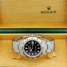Gents Rolex Explorer II 16570 Steel case with Black dial