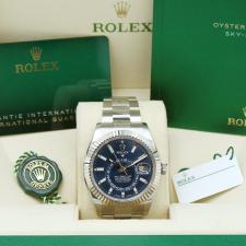 Gents Rolex Sky Dweller 326934 Stainless Steel case with Blue dial