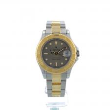 Ladies Rolex Yacht Master 68623 18ct Yellow Gold   Stainless Steel case with Silver dial