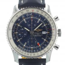 Gents Breitling Navitimer World A2432212/C651 Steel case with Blue dial