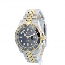 Gents Rolex GMT Master II 126713GRNR 18ct Yellow Gold Stainless Steel case with Black dial