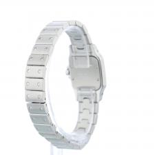 Ladies Cartier Santos Galbee W20056D6 Steel case with Silver dial
