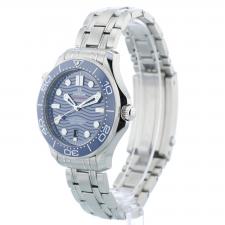 Gents Omega Seamaster 21030422003001 Steel case with Blue Wave dial