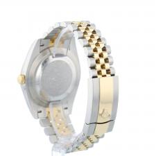 Gents Rolex Datejust 41 126333 18ct Yellow Gold Stainless Steel case with Black Diamond dial