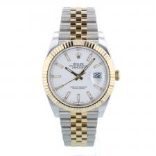 Gents Rolex Datejust 41 126333 18ct Yellow Gold   Stainless Steel case with White dial