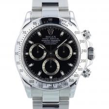 Gents Rolex Daytona 116520 Stainless Steel case with Black dial