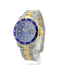 Rolex Submariner Date 16613 18ct Yellow Gold   Stainless Steel case with Blue dial
