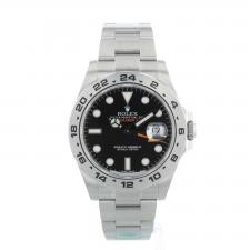 Gents Rolex Explorer II 216570 Steel case with Black dial