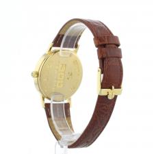Gents Omega Seamaster 18 CT case with Gilt dial