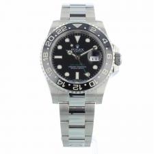 Gents Rolex GMT Master II 116710LN Steel case with Black dial