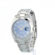 Gents Rolex Datejust 41 126300 Steel case with Blue dial